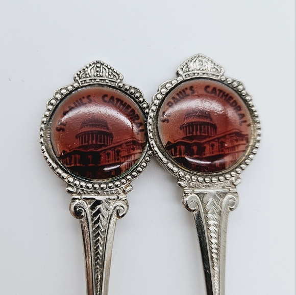 VINTAGE | royal wedding Prince Charles Diana Spencer souvenir collectible spoons - Picture 3 of 6